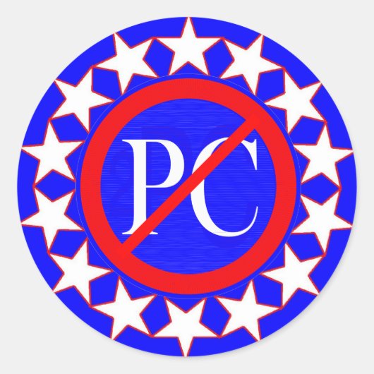 Sticker Rond autocollant_NO "PC" (Devant)