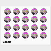 Sticker Rond autocollant, Relax (Feuille)