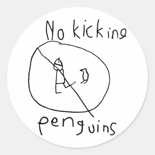 Sticker Rond Autocollants! (Devant)