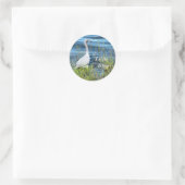 Sticker Rond Autocollants, Petit Bleu (Sac)