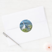 Sticker Rond Autocollants, Petit Bleu (Enveloppe)