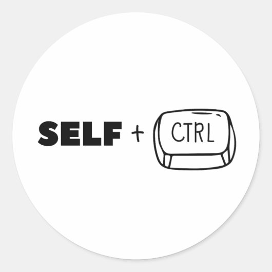 STICKER ROND AUTOCONTRÔLE (Devant)