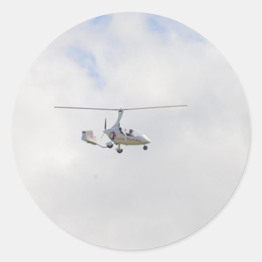 Sticker Rond Autogyro (Devant)