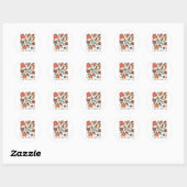 Sticker Rond Automne (Feuille)