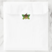 Sticker Rond Automne Acorn (Sac)