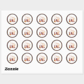 Sticker Rond Automne/Automne/Feuille (Feuille)
