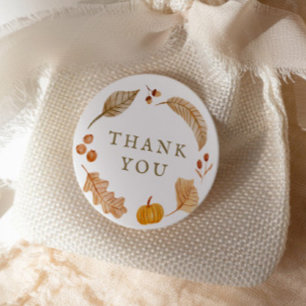 Sticker Rond Automne Botanique Whimsy Automne Baby shower Favor
