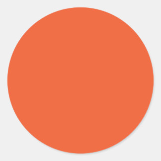 Sticker Rond Automne Couleur hiver Rouge Orange