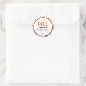 Sticker Rond Automne Simmer (Sac)