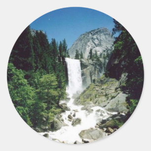 Sticker Rond Automnes vernaux Yosemite