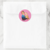 Sticker Rond Autonomisation féminine Thunder_Cove (Sac)