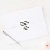 Sticker Rond Autopsie Club (Enveloppe)