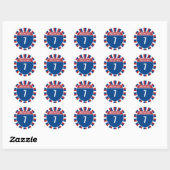 Sticker Rond Autoroute 7 (Feuille)