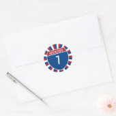 Sticker Rond Autoroute 7 (Enveloppe)
