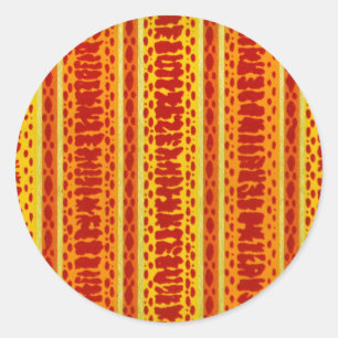 Sticker Rond Autres fonds d'écran des années 1960 6