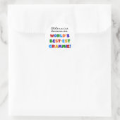 Sticker Rond Autres T-shirts Grammie les plus populaires (Sac)