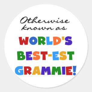 Sticker Rond Autres T-shirts Grammie les plus populaires