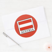 Sticker Rond Autriche (Enveloppe)