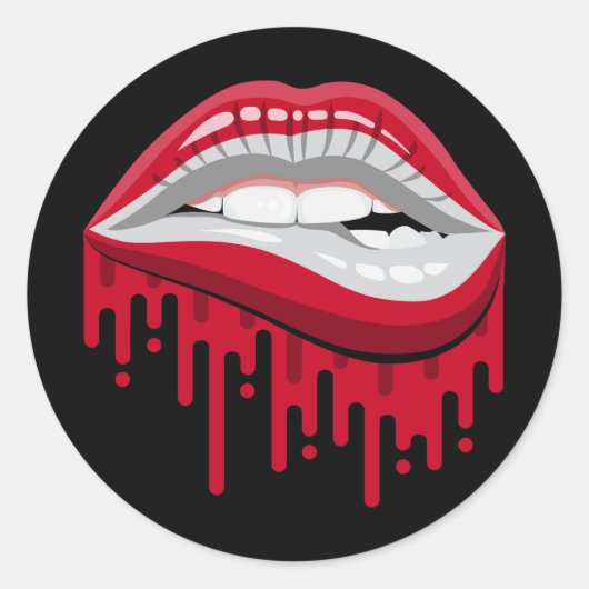 Sticker Rond Autriche lèvres ornithologie drapeau (Devant)