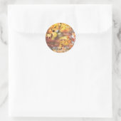Sticker Rond Autumn Leaves (Sac)