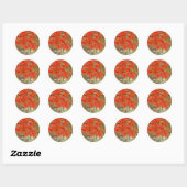 Sticker Rond Autumn Leaves (Feuille)