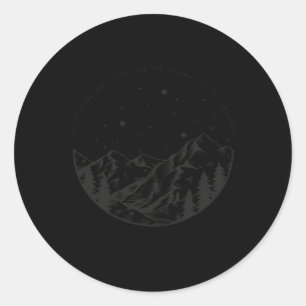Sticker Rond Aux Étoiles Qui Écoutent Et Les Rêves T Sont Answe