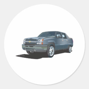 Sticker Rond Avalanche