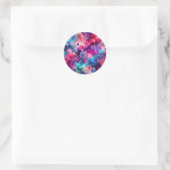 Sticker Rond Avalanche de couleurs (Sac)