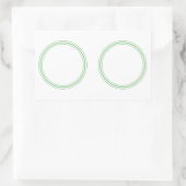 STICKER ROND avec bordure - Lâches de voeux (Sac)