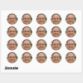 Sticker Rond Aventure Attend (Feuille)