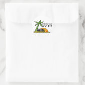 Sticker Rond Aventure RV (Sac)