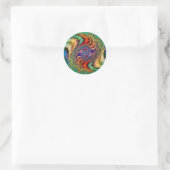 Sticker Rond Aventure visuelle (Sac)