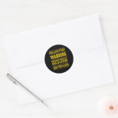 Sticker Rond Avertissement Spécialiste des feux d'artifice Pyro (Enveloppe)