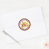 Sticker Rond Avez-Vous Accepté Des Fromages ? (Enveloppe)