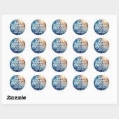 Sticker Rond Avez-vous été patché collants (Feuille)