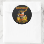 Sticker Rond Avez-vous oublié ? (Sac)
