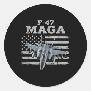 Sticker Rond Avion de chasse F47 Jet F-47 Jet
