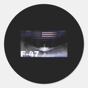 Sticker Rond Avion de chasse F47 Jet F-47 Jet