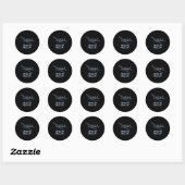 Sticker Rond Avion de chasse F6f Hellcat de la Seconde Guerre m (Feuille)