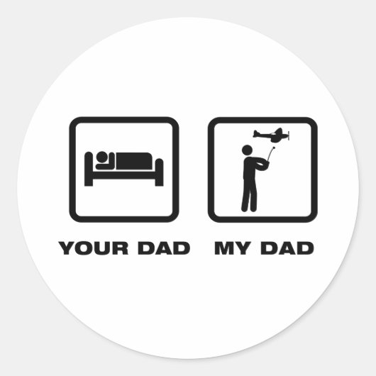 Sticker Rond Avion RC (Devant)
