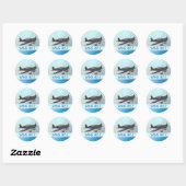 Sticker Rond Avion Vans RV-7 (Feuille)