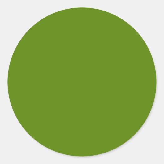 Sticker Rond Avocado (couleur solide) (Devant)