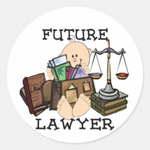 Sticker Rond Avocat