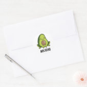 Sticker Rond Avocatoad Drôle Avocado Toad Pun (Enveloppe)
