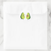 STICKER ROND AVOCUDDLE, AVOCADO DESIGN (Sac)