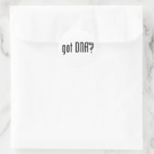 Sticker Rond avoir de l'ADN ? (Sac)