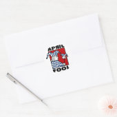 Sticker Rond Avril Fools (Enveloppe)