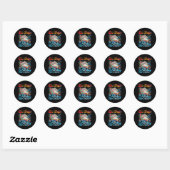 Sticker Rond Aw Ship ! C'Est Un Anniversaire Voyage Croisière A (Feuille)