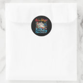 Sticker Rond Aw Ship ! C'Est Un Anniversaire Voyage Croisière A (Sac)