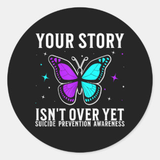 Sticker Rond Awareness Support Prevention Awareness Month